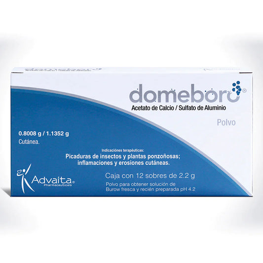 Domeboro polvo 12 sobres 2.2gr c/so