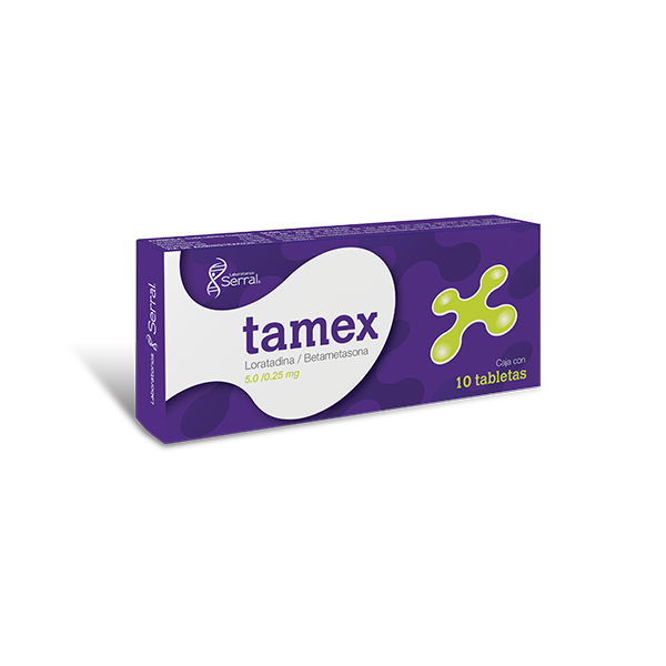 Tamex (loratadina/betametasona) 10 tab.